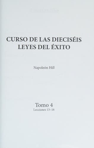 La ley del éxito cover